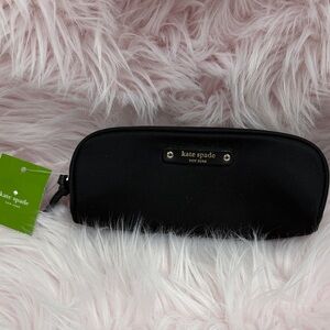 KATE SPADE Small Berrie Wilson Road Pencil/Makeup Case in Black